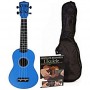 Ukulele Soprano Pure Tone BLUE Pack KUS15 paradisesound strumenti musicali on line