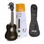 Ukulele soprano black con borsa Stagg us-night paradisesound strumenti musicali on line