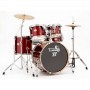 SET BATTERIA ACUSTICA TAMBURO T5 POP RED SPARKLE paradisesound strumenti musicali on line