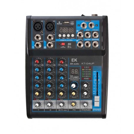 Mixer 4 canali con effetti EK KT04UP paradisesound strumenti musicali on line