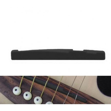 LINE PARTS Traversina Ponte per Chitarra Acustica 74x3x7,8-6,8 paradisesound strumenti musicali on line