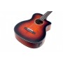 Chitarra Classica Elettrificata Auditorium Cuteway Sunburst paradisesound strumenti musicali on line