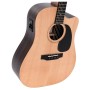 Chitarra Acustica Dreadnought Sigma SIG-DMC-STE cutaway elettrificata paradisesound strumenti musicali on line