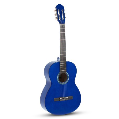 Chitarra classica Basic 4/4 blu trasparente PURE GEWA paradisesound strumenti musicali on line