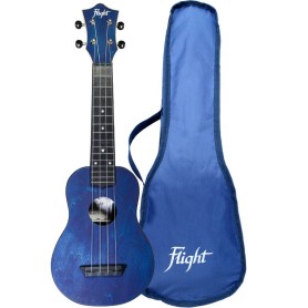 Ukulele flight tus35 abs travel - dark blue paradisesound strumenti musicali on line