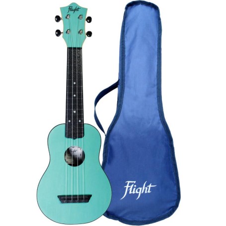 Ukulele Flight Tus35 Travel - Light Blue paradisesound strumenti musicali on line