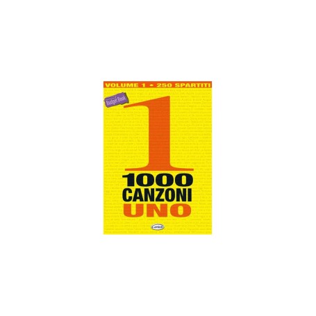 Canzoniere 1000 Canzoni Volume 1 paradisesound strumenti musicali on line