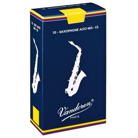 10 ANCE SAX CONTRALTO TRADITIONAL N.2 VANDOREN paradisesound strumenti musicali on line