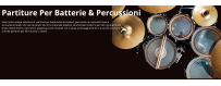 Spartiti per Batteria & Percussioni | ParadiseSound.it